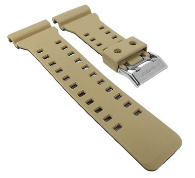 G-Shock Armband | für GA-100 Replacement Band beige/ schwarz