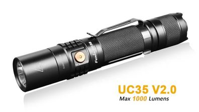 Fenix UC35 V2.0 LED Akku-Taschenlampe mit USB Anschluss