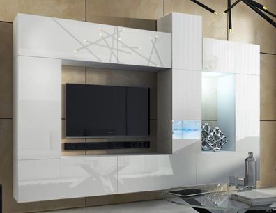 Future 39 Möbel für Wohnzimmer Wohnwand Mediawand Schrankwand Wohnschrank