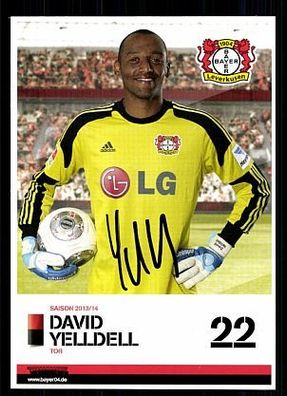David Yelldell Bayer Leverkusen 2013-14 2. Karte TOP + A 62177