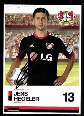 Jens Hegeler Bayer Leverkusen 2013-14 2. Karte TOP + A 62171
