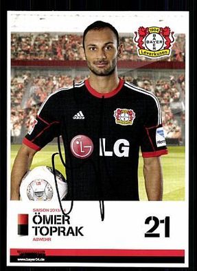 Ömer Toprak Bayer Leverkusen 2013-14 2. Karte TOP + A 62176