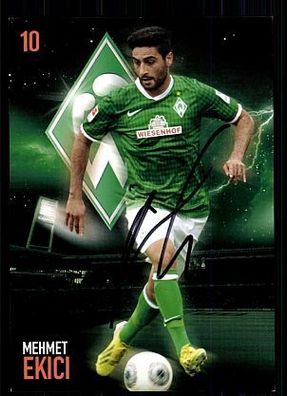 Mehmet Ekici Werder Bremen 2013-14 Autogrammkarte + A 62259