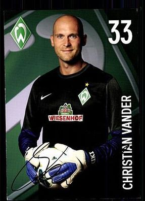 Christian Vander Werder Bremen 2012-13 2. Karte TOP + A 62285