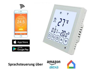 Thermostat RT-60 Wlan Wifi für elektrische Fußbodenheizung