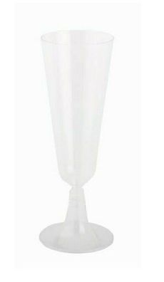 Sektglas Champagneglas 120 ml Einweg Plastikbecher Trinkbecher Plastik