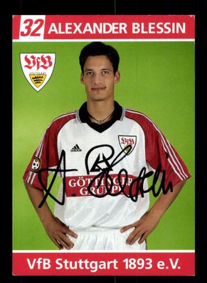 Alexander Blessin Autogrammkarte VFB Stuttgart 1998-99 Original Signiert