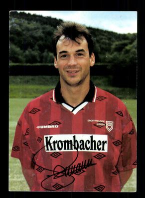 Frank Germann Autogrammkarte Sportfreunde Siegen 1998-99 Original Signiert