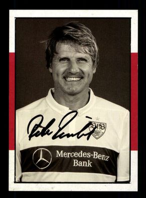 Peter Reichert Autogrammkarte VFB Stuttgart Traditionsmannschaft 2014-15