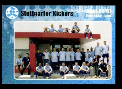Original Mannschaftskarte Stuttgarter Kickers 2006-07