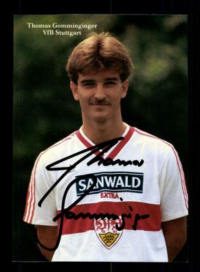 Thomas Gomminginger Autogrammkarte VFB Stuttgart 1986-87 Original Signiert