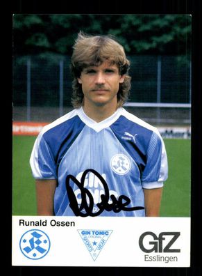Runald Ossen Autogrammkarte Stuttgarter Kickers 1987-88 Original Signiert