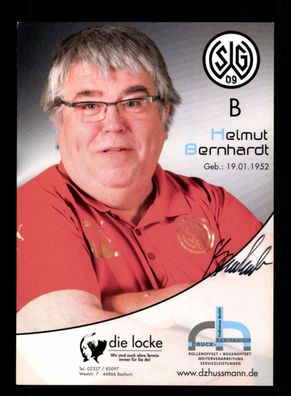Helmut Bernhardt Autogrammkarte SG Wattenscheid 09 2006-07 Frauen Original