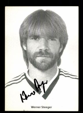 Werner Steeger Autogrammkarte SG Wattenscheid 09 1987-88 Original Signiert