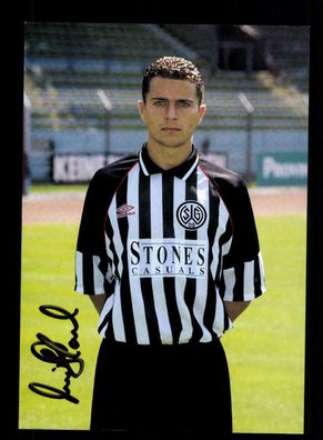 Mirko Stark Autogrammkarte SG Wattenscheid 09 1996-97 Original Signiert