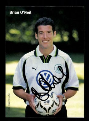 Brian O´Neil Autogrammkarte VfL Wolfsburg 1999-00 Original Signiert