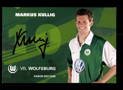 Markus Kullig Autogrammkarte VfL Wolfsburg 2007-08 Amateure Original Signiert