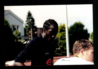 Otto Addo Borussia Dortmund FOTO Original Signiert + A 215293