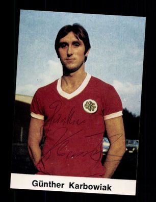 Günther Karbowiak Rot Weiss Oberhausen FOTO Original Signiert + A 215545