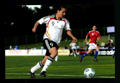 Unbekannt DFB Nationalspielerin FOTO Original Signiert + A 215326