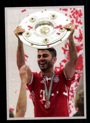 Serdar Tasci Autogrammkarte Bayern München Deutscher Meister