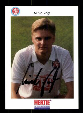 Mirko Vogt Autogrammkarte Wuppertaler SV 1992-93 Original Signiert