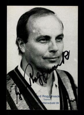 Gerd Roggensack Autogrammkarte SG Wattenscheid 09 1988-89 Original Signiert