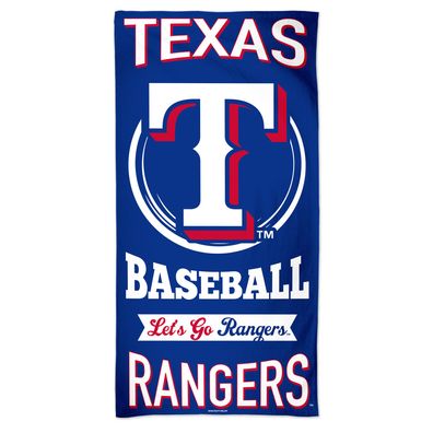 MLB Badetuch Texas Rangers Logo Beach Towel 150x75cm 099606285041