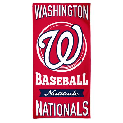MLB Badetuch Washington Nationals Logo Beach Towel 150x75cm 099606187956 Baseball