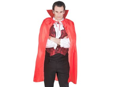 Vampir Cape Rot Dracula Umhang Halloweenaccessoires Halloween
