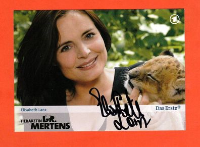 Elisabeth Lanz - ( Tierärztin Dr. Mertens ) - persönlich signierte Autogrammkarte (1)