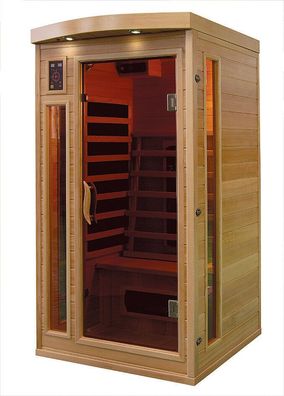 XXL Luxus LED Infrarotsauna Infrarotkabine-Wärmekabine Sauna 90x90x190cm Ozon 2022