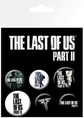 GB The Last Of Us 2 Ellie Ansteckbutton-Set, 6 -teilig Badge Pack Buttons NEU