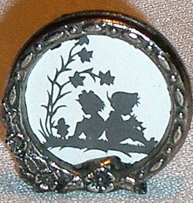 Bilderrahmen (rund) silber