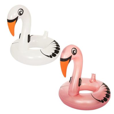 Bestway Schwimmring Flamingo od. Schwan aufblasbarer SchwimmReifen 165 x 117 cm