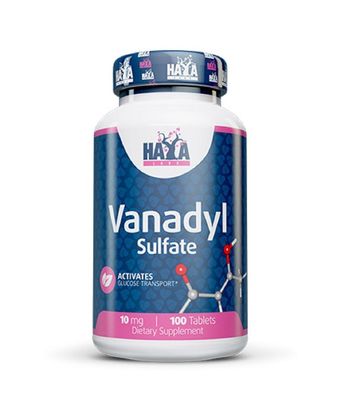 Haya Labs Vanadyl Sulfate --- 100 tablets x 10 mg