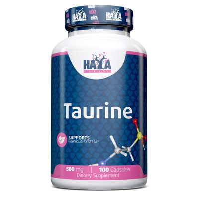 Haya Labs Taurine --- 100 capsules x 500 mg