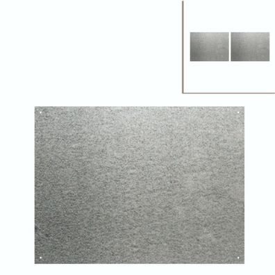 2x Zinkblech 59,5 x45 cm Auflage für Pflanztisch Zinkauflage Pflanztischauflage