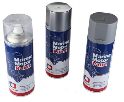 Lack Set Metallic silber für Honda Marine Aussenborder ab 2013 inkl. Primer- Klarlack