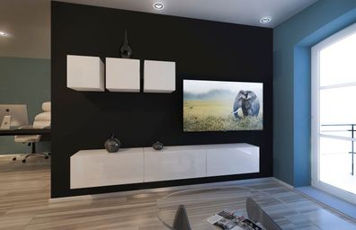 Dion NX13 Möbel für Wohnzimmer Wohnwand Mediawand Schrankwand Wohnschrank