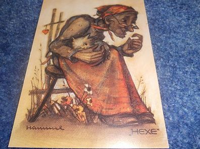 17 / Postkarte-M.I. Hummel - aus dem Hummelbuch - Hexe