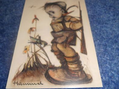 22 Postkarte-M.I. Hummel - Heuschreckenschütze - Fink Kunstkarte Nr.217