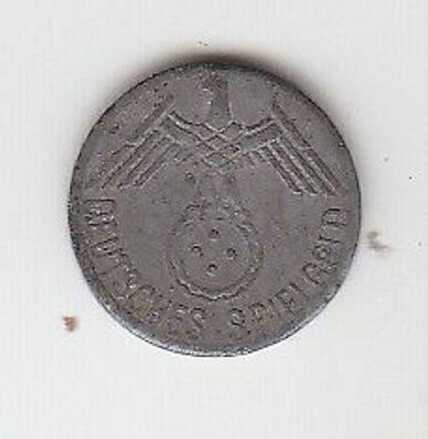 1 Rechen Pfennig Spielgeld Münze Deutsches Reich um 1940
