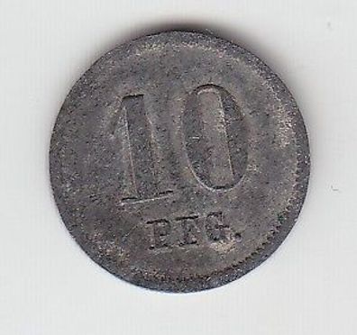 10 Pfennig Zink Wertmarke Consum Verein Eisenberg S.A. um 1915