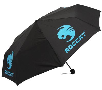 Roccat Regenschirm Schirm Taschenschirm Regen Schutz Gaming Stabil WindSchutz