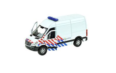 WELLY Modellauto Mercedes-Benz Sprinter Polizei (NL) Spielzeugauto Sammelauto