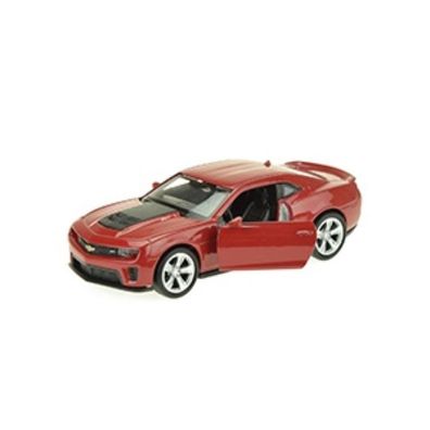 WELLY Modellauto Chevrolet Camaro ZL1 rot Sammelauto Spielzeugauto Car