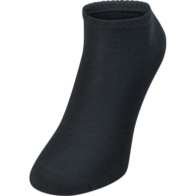 Jako Füßlinge Invisible Socken Unisex 3er Pack schwarz 3941-08