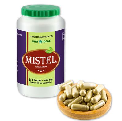 Vitaideal ® Mistel-Kraut Kapseln (Viscum album) je 450mg ohne Zusatzstoffe