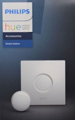 Philips Hue Smart Button, komfortables Dimmen ohne Installation EK: A + +
